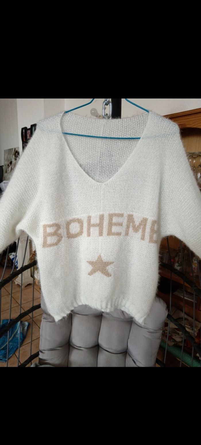 Pull tout doux bohème en TBE