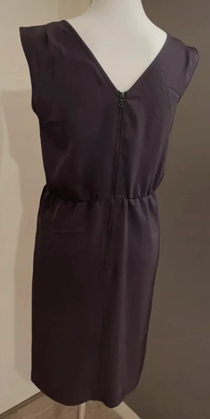 Lola robe, satinée, violette femme, taille 36 - photo numéro 3