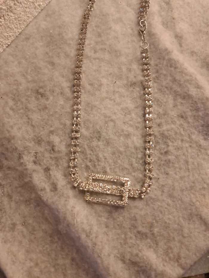 Magnifique collier strass - photo numéro 2
