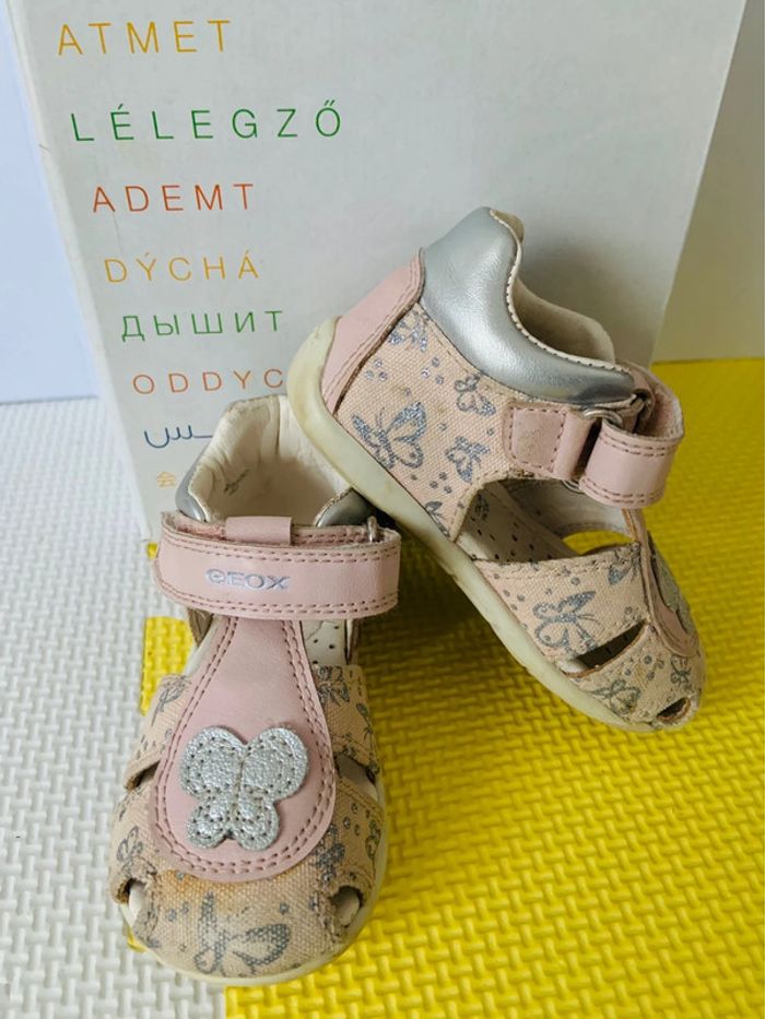Sandales filles rose gris Elthan Geox 20 - photo numéro 2