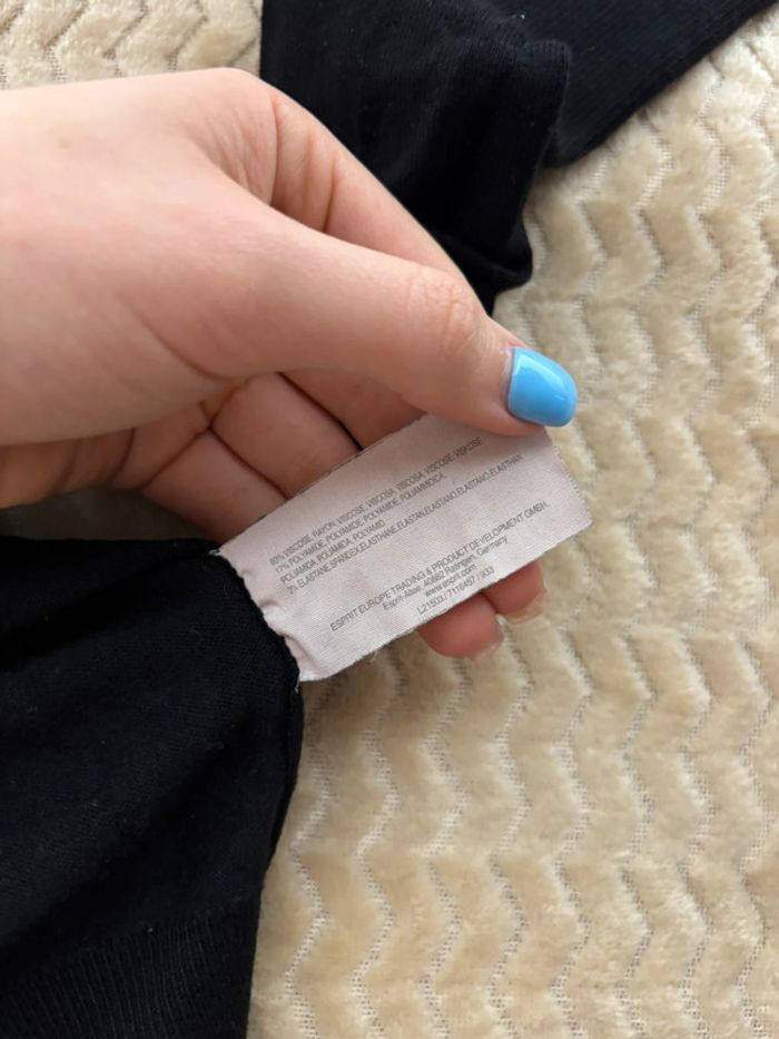 Pull noir col bateau taille XS - Esprit - photo numéro 5