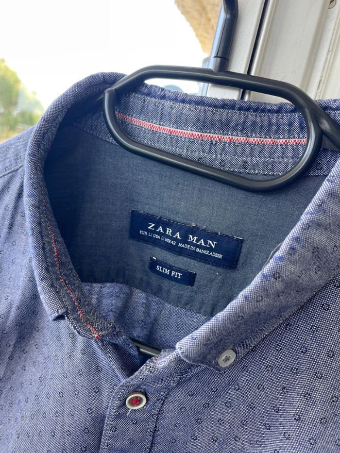 Chemise Slim Fit Homme Zara L - photo numéro 5