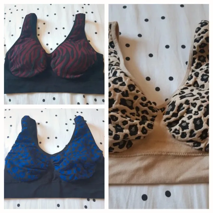 3 bralettes 95 XXL