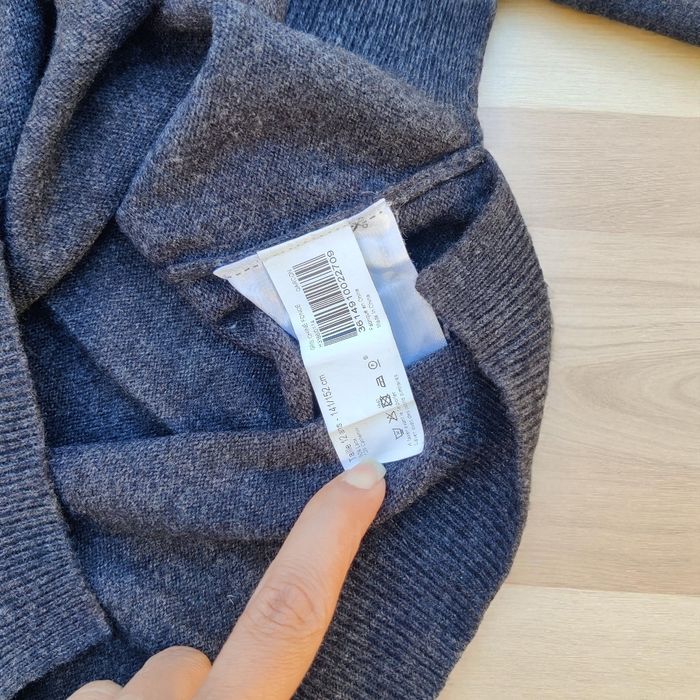 Pull garçon 10 ans en laine et cachemire gris foncé Monoprix - photo numéro 5