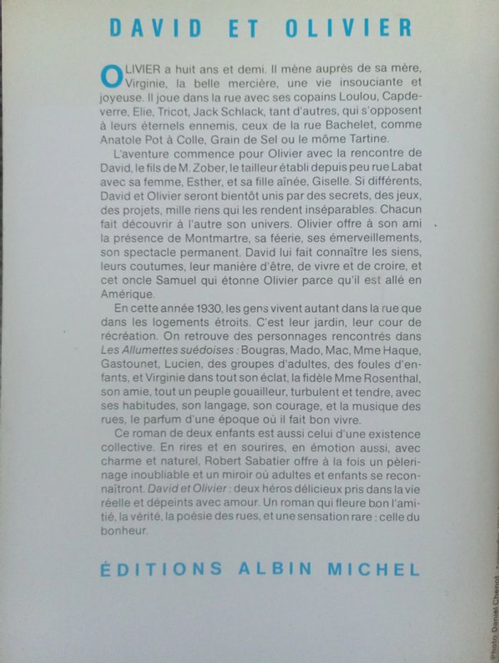 Robert Sabatier - David et Olivier - photo numéro 3