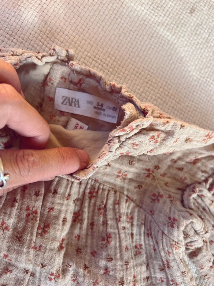 Ensemble zara robe et bloomer à fleur - photo numéro 4