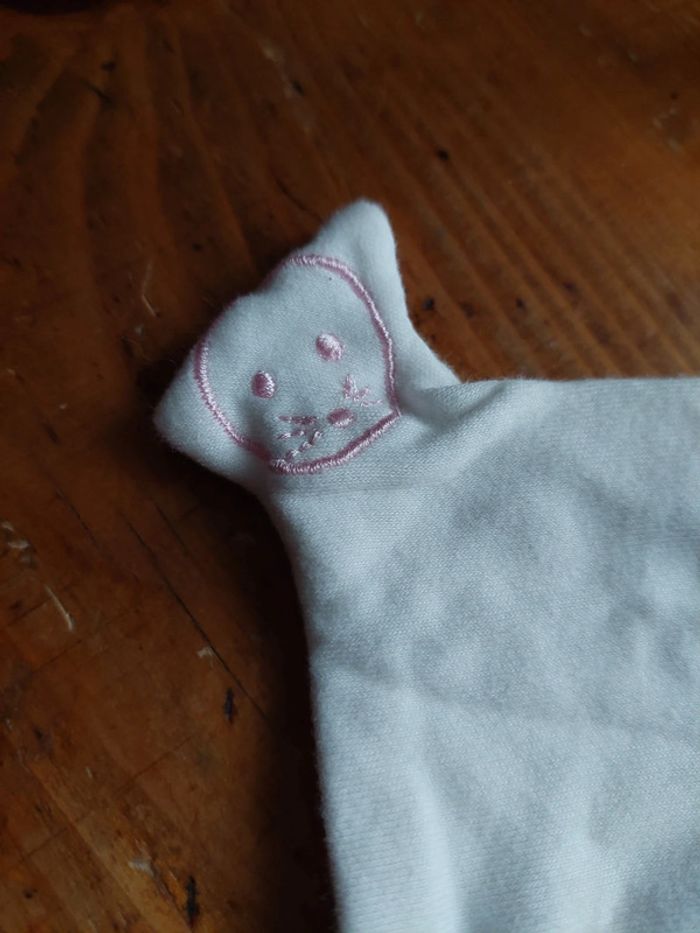 Doudou mouchoir souris Sucre d'orge - photo numéro 5