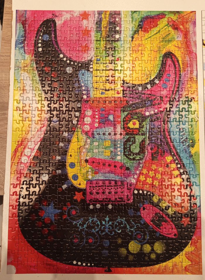 Puzzle 500p Guitare multicolore - photo numéro 2