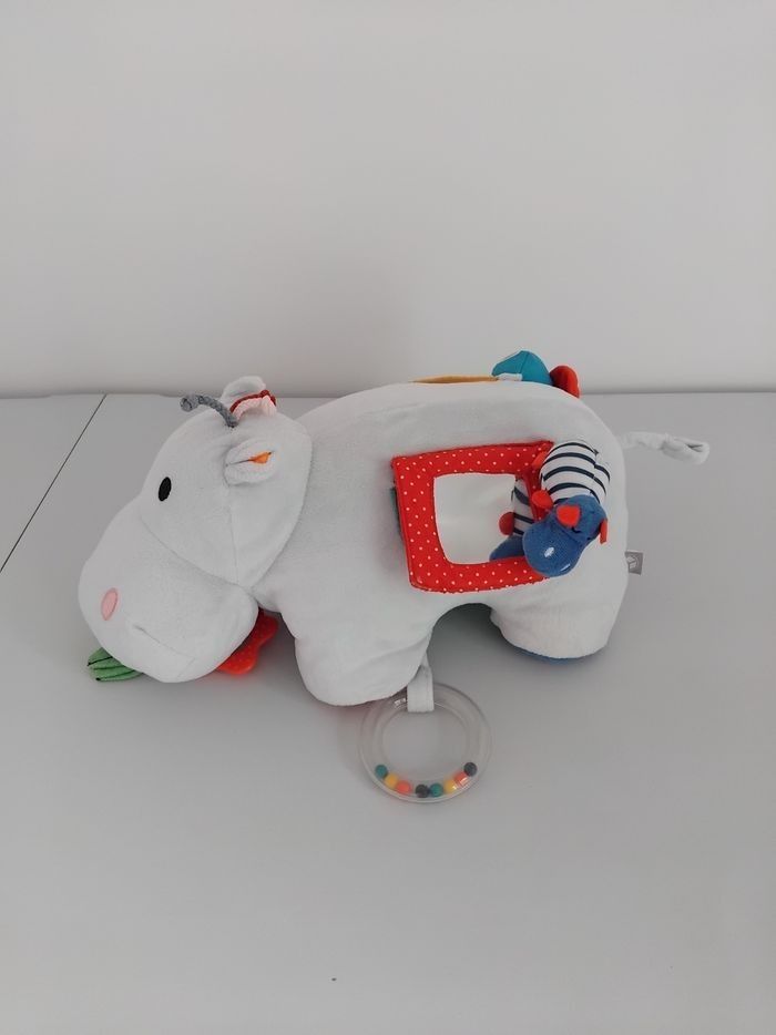 PELUCHE  Multi Activités Hippo Axel Jeu Eveil - photo numéro 5