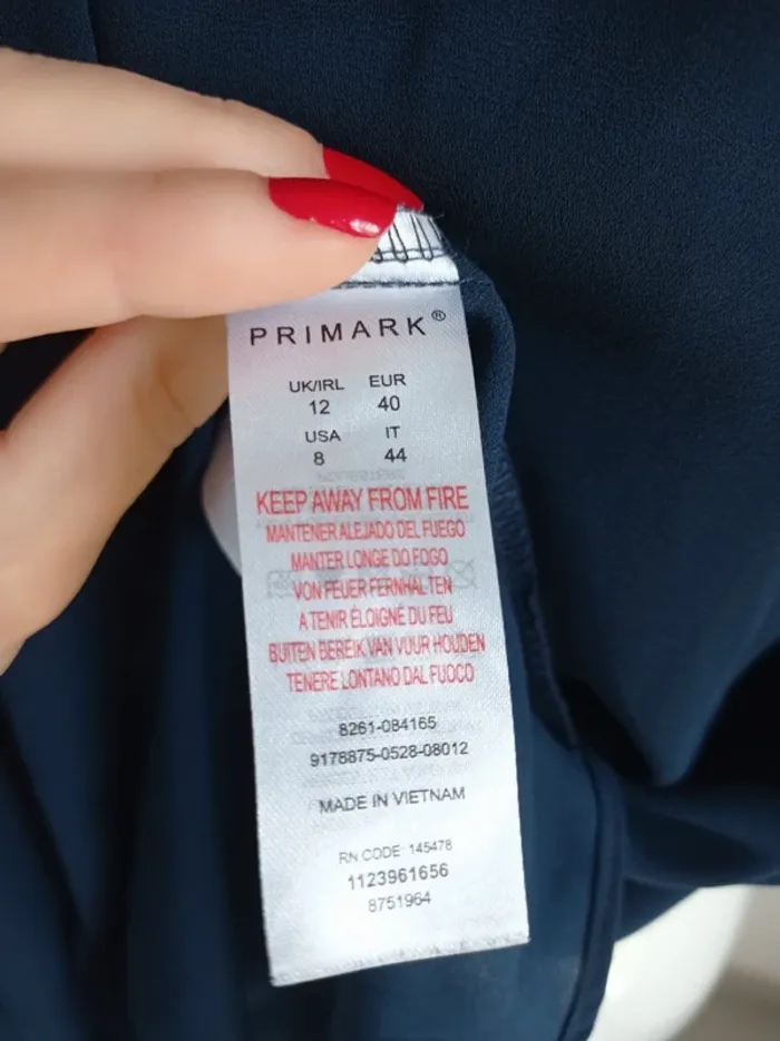 Haut débardeur fluide bleu marine T.L Primark - photo numéro 6
