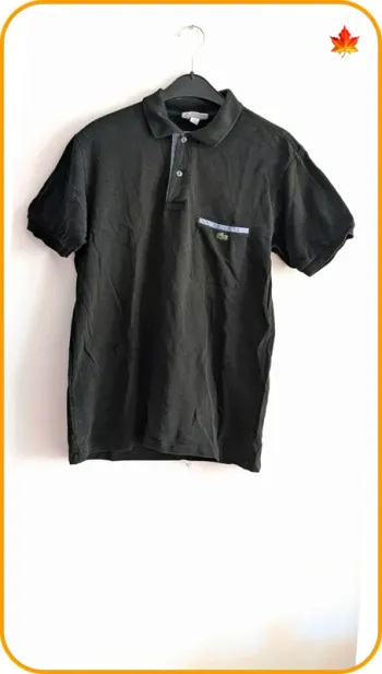 Polo noir homme Lacoste S
