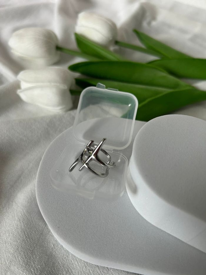 Bague Argentée inoxydable - photo numéro 5
