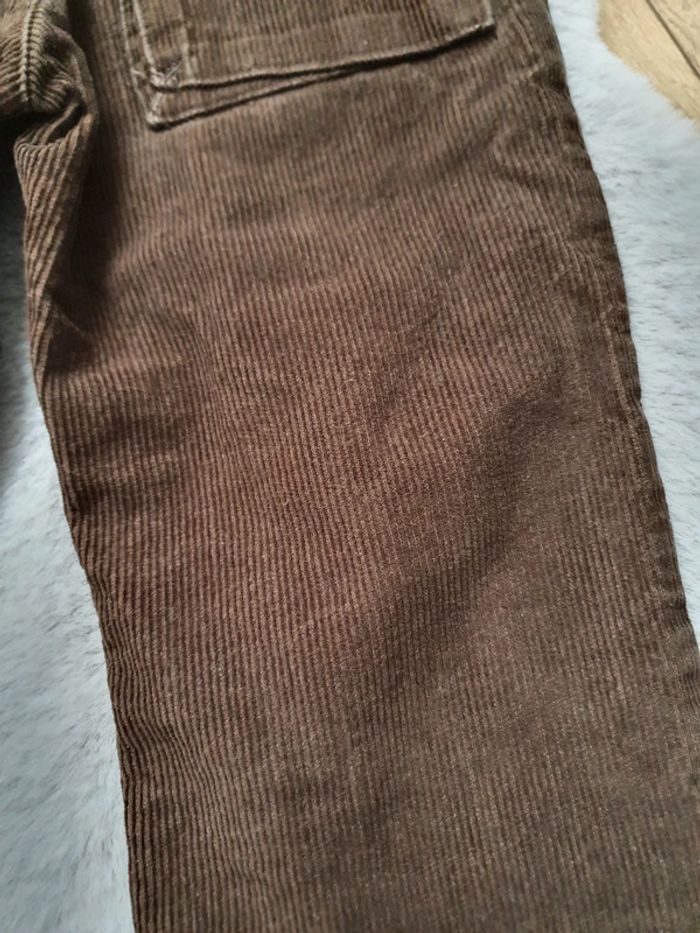 Pantalon en velours côtelé marron La Redoute 3 ans - photo numéro 5