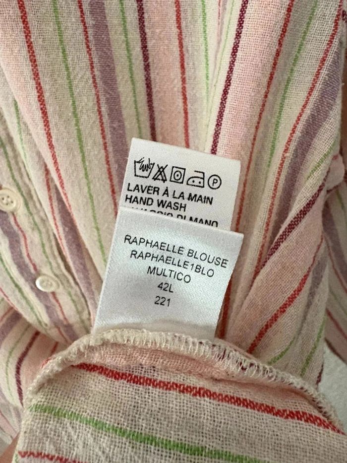 Blouse Antik Batik raphaelle multicolore / taille L - photo numéro 7