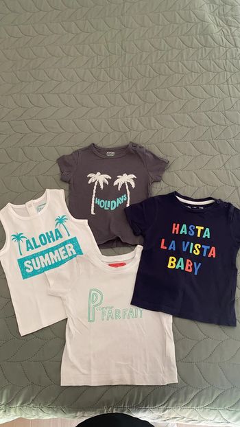 Lot t shirt 18 mois