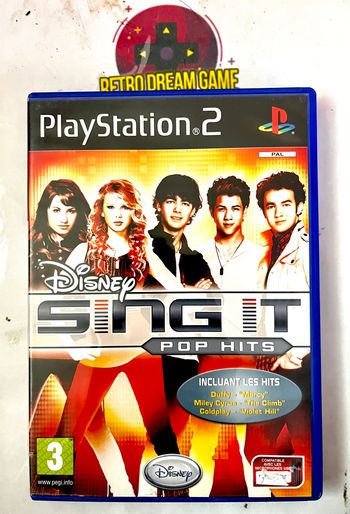Jeux Disney sing it pop hits pour PS2