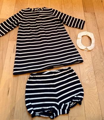 Robe marinière Petit Bateau 24 mois