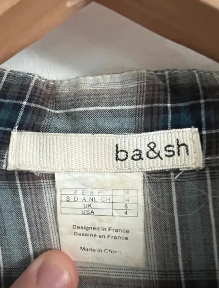 Robe Ba&sh à carreaux - photo numéro 4