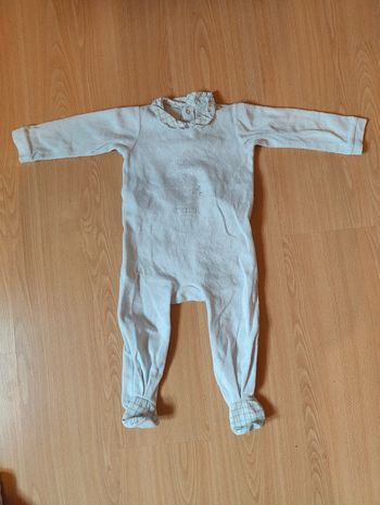 Pyjama jacadi blanc