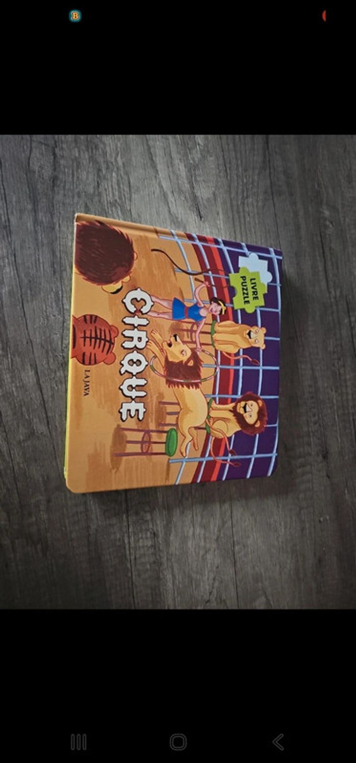 Livre puzzle le cirque