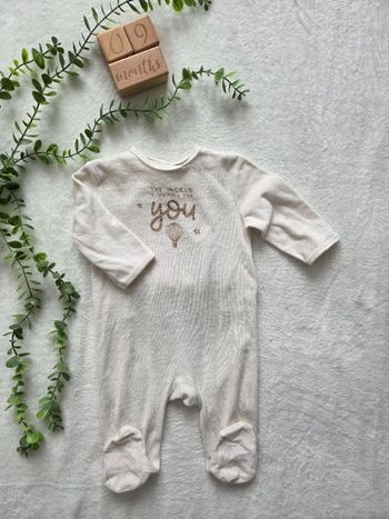 Pyjama velours mixte