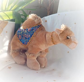 Peluche plush pet Teddy Bear doudou chameau dromadaire Maroc Tunisie désert souvenir sahara camel