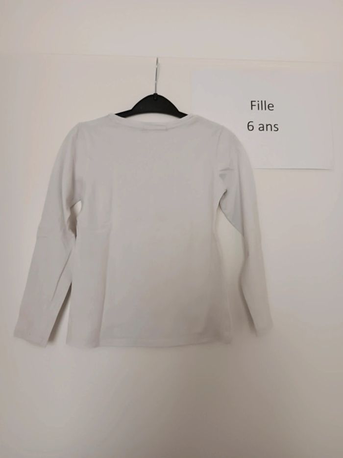 T-shirt ml tex love 6 ans - photo numéro 2