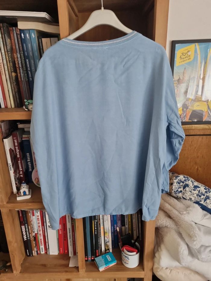 T shirt neuf manches longues viscose/ soie - photo numéro 7