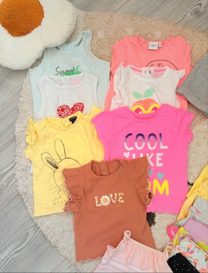 Lot vêtements été fille 12 mois - photo numéro 2