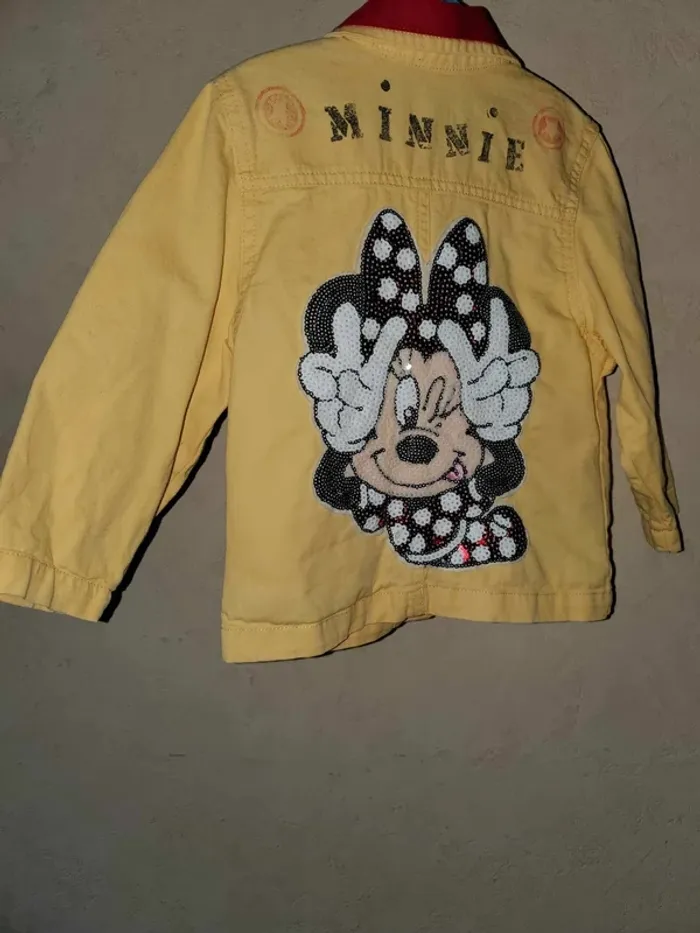 veste en jean jaune fille 2 ans - photo numéro 4