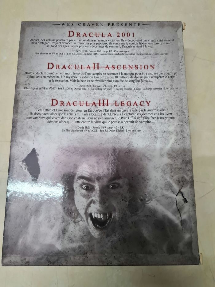 Dracula coffret trilogie Dvd neuf sous blister - photo numéro 3