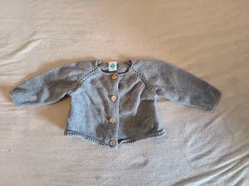 Veste grise bébé