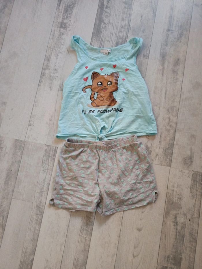 Pyjama short fille