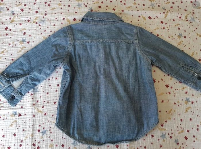 Chemise ML effet jean doublée 18-24 mois Baby-gap - photo numéro 2