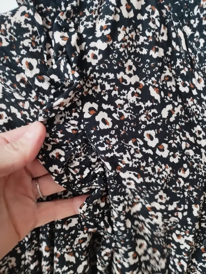 Chemise noire motifs léopard Promod 36 - photo numéro 3