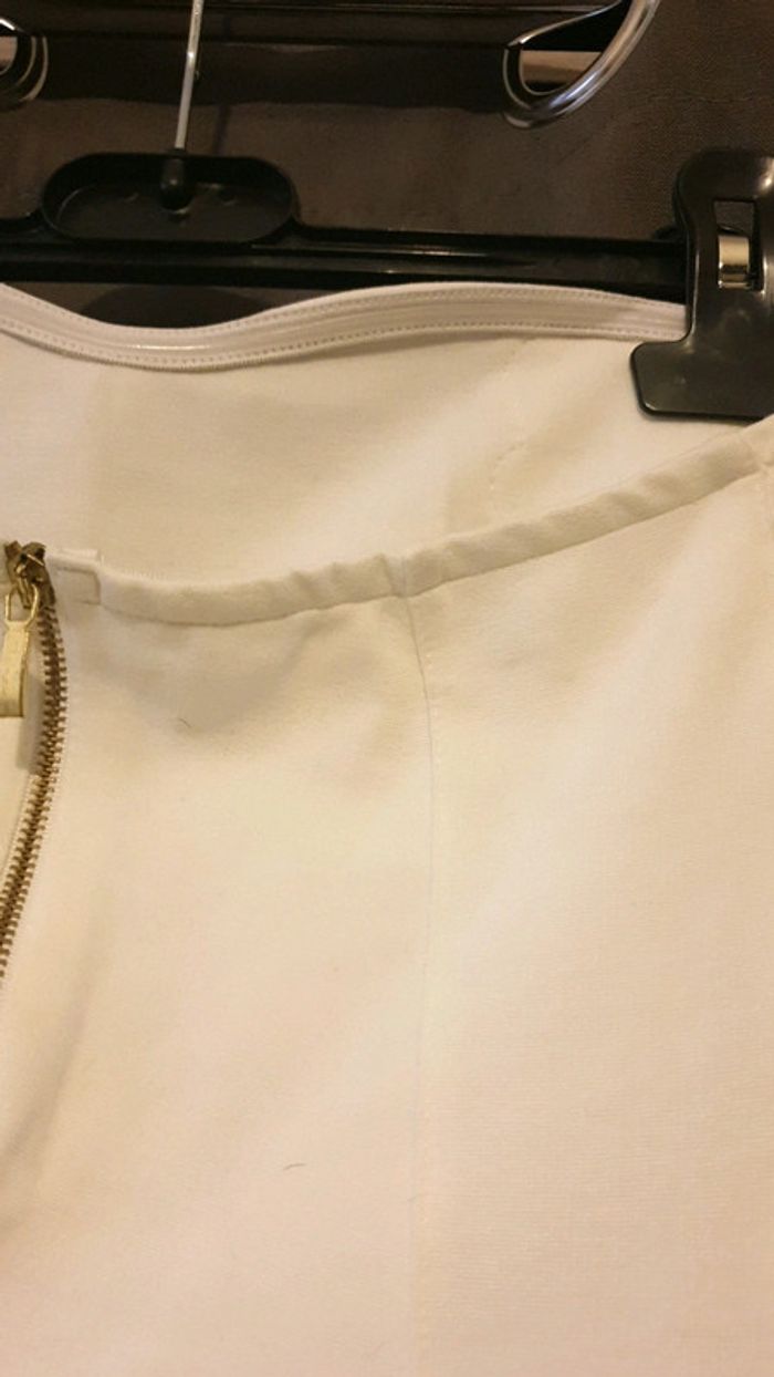 Robe bustier blanche avec broderie - photo numéro 4