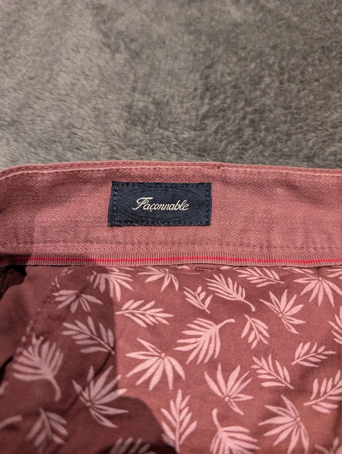 Schort rouge Façonnable taille 52 - photo numéro 4