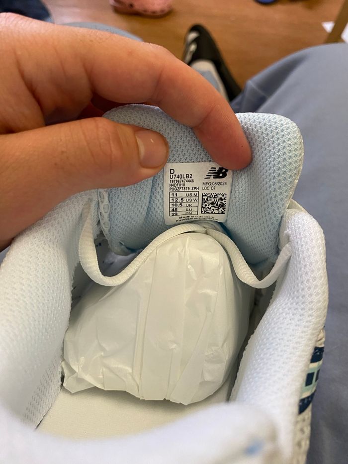 New Balance 740 bleu ciel - photo numéro 4