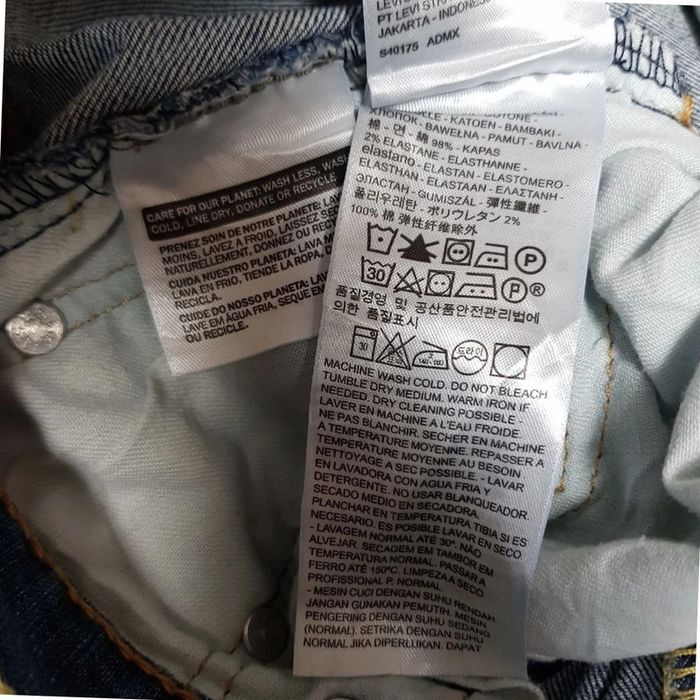 Jean Levi's 510 W28 L32 Bleu - photo numéro 9