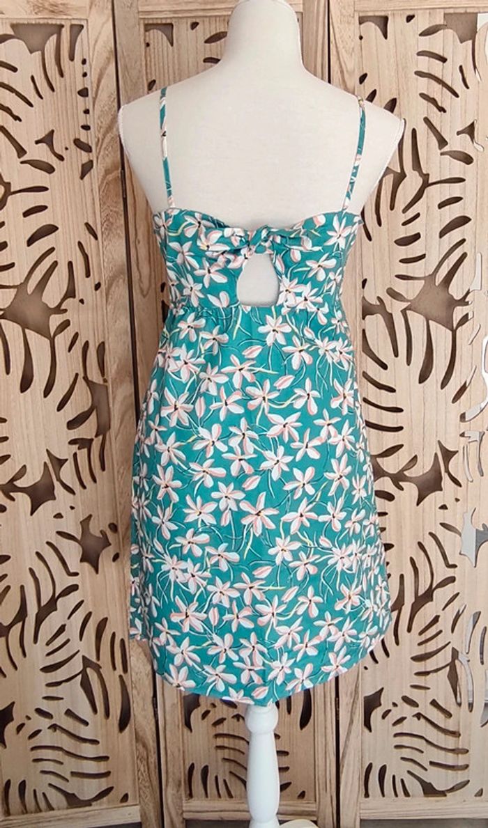 Robe fine bretelles imprimée fleurs Camaïeu - photo numéro 5