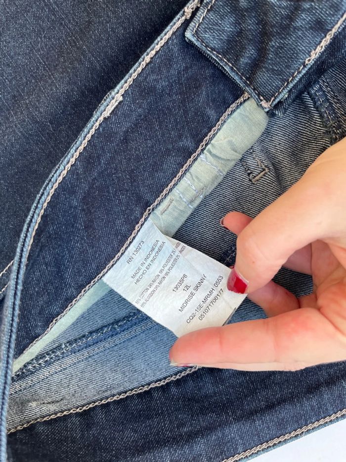 Jeans skinny bleu foncé - photo numéro 10