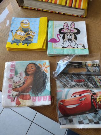 Lot serviettes enfants