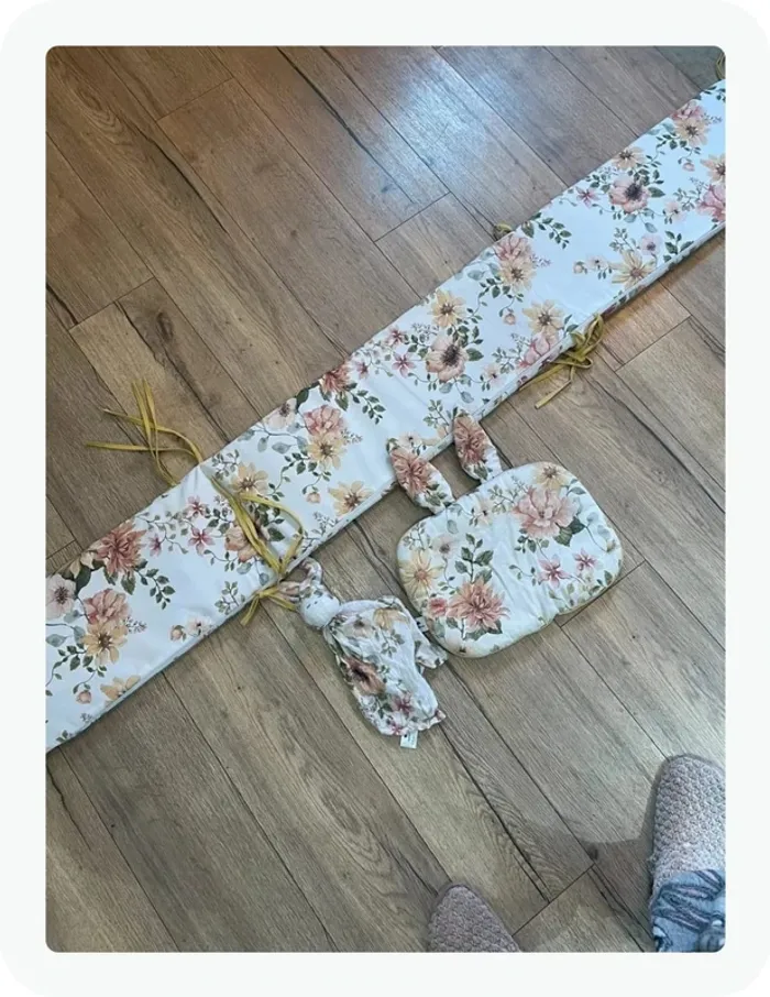 Ensemble de lit bébé fille Jardin Anglais - photo numéro 4