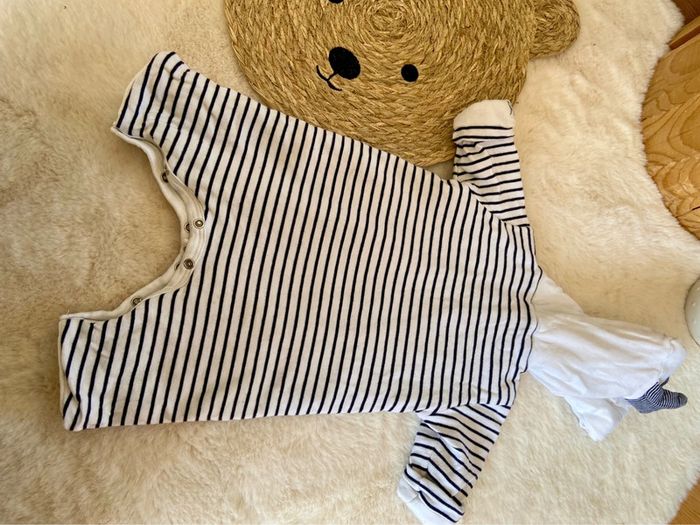 Combinaison Petit Bateau capuche petit chat 1 mois - photo numéro 5
