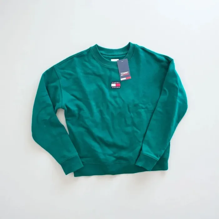 Sweat vert tommy jeans