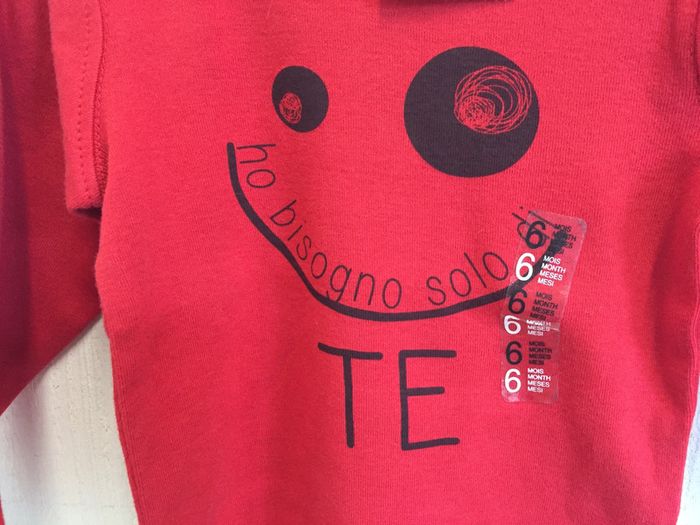 T-shirt ML rouge Neuf - photo numéro 3