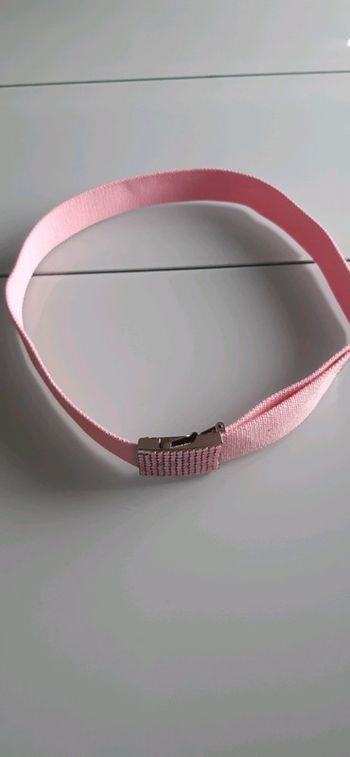 Ceinture tissu rose