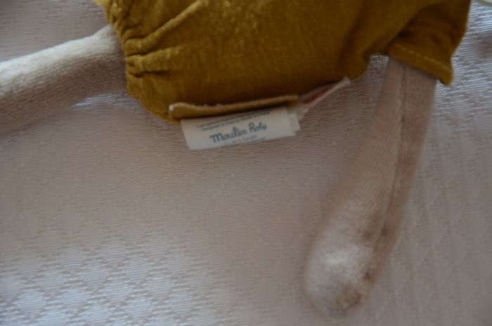 DOUDOU LAPIN OCRE * MOULIN ROTY * 1737. - photo numéro 5