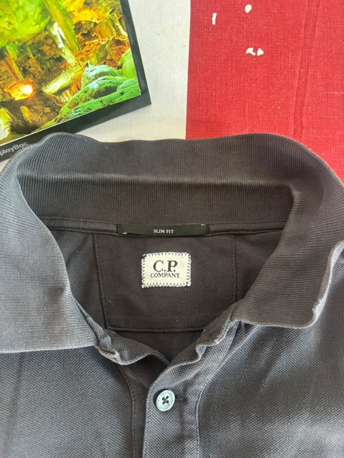 Polo C.P Company taille S noir - photo numéro 6