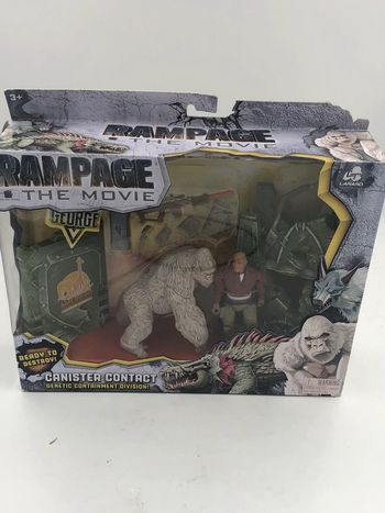 Coffret Rampage the Movie Canister contact Lanard 2018 neuf